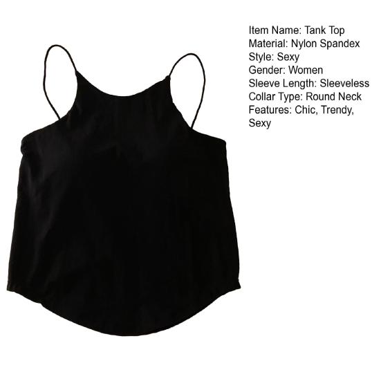 Women's Padded Cami Tank Top Double Lined Spaghetti Strap Basic Undershirts with Built in Bra Slim Fitted Summer Going Out