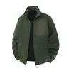 New Men's Stand-up Collar Thickened Fleece Jacket with Velvet Warmth and Windproof Fashion