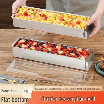 Set Tăviță Tiramisu Spatulă Formă din Oțel Inoxidabil