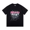 New Trendy Spider Web Print Short Sleeve Men's T-Shirt - Celebrity Style