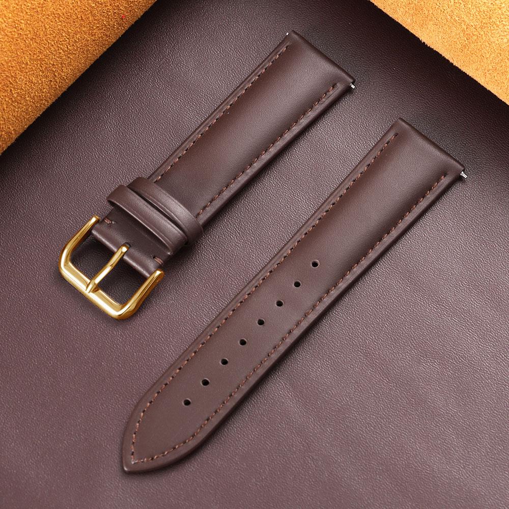 Genuine Calfskin Watch Strap for DW Soft Casual Leather Replacement Wristwatch Band Men's 18mm 19mm 20mm 21mm 22mm Watchband