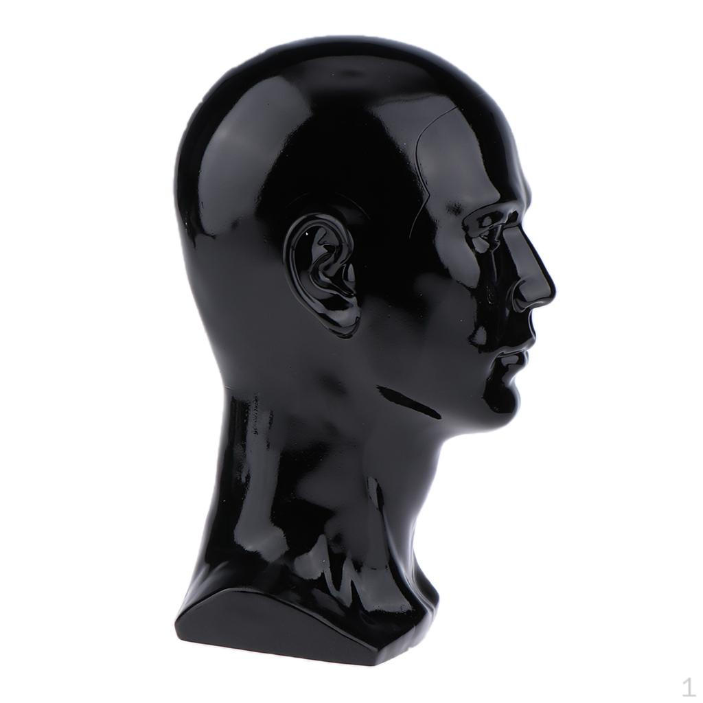 Testa Maschile Plastica PVC di Qualità Espositore