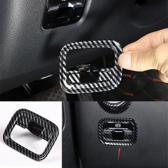 Frame Trim 23-2024 Fit For Benz GLC X254 ABS Carbon Fiber Electronic Handbrake