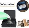 Foldable Outdoor Cat Sandboxes Portable Self-Cleaning Cat Litter Box For Travel Covered Pet Toilet Waterproof Bathroom For Pet