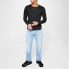 Lonsdale Men's Long Sleeve T-Shirt Black, Size L