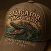 Popular POD heat transfer baseball cap personalized crocodile pattern outdoor cap men's and women's versatile cap