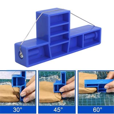 Angle Cutting Clay Tool Steel Wire Bevel Cutter Small Pottery Angle Cutter Plastic Pottery Trimming Tool Plastic Ceramic