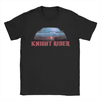 Herren KITT Knight Rider T-Shirts Reines Baumwollkleidung Lustiges Kurzarm Rundhals T-Shirt Grafische T-Shirts