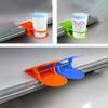 6pcs Creative Home Desk Cup Holders Edge Cup Coaster for Office Computer Desk Convenient and Practical Perfect As An Office Gift