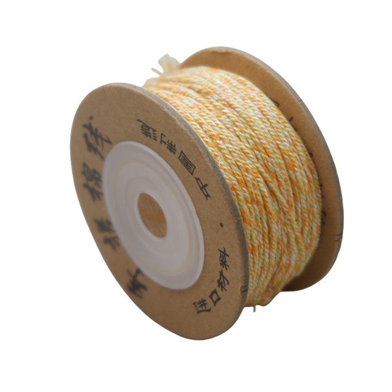 Dragon Boat Festival Multicolored Rope Diy Multicolored Rope Hand-Woven Self-Woven Hand Rope Material Bracelet Tibetan Hand Rubbing Cotton Thread Rope