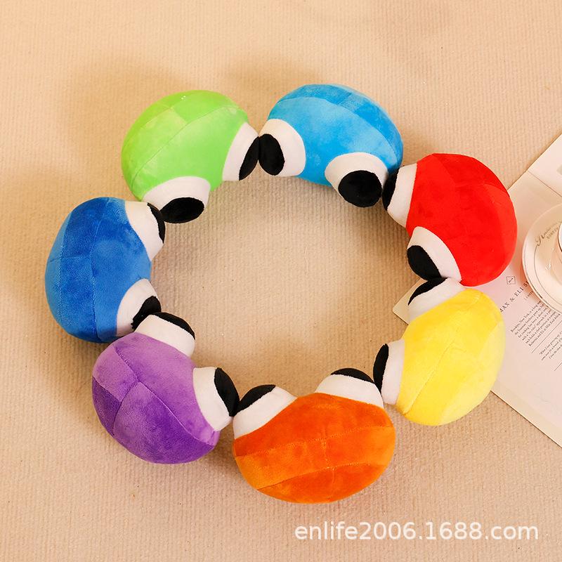 

Rainbow Friends Плюшевый партнер: Синий динозавр-вертолет, большеротая ящерица и кукла дракона на китайский Новый год 20-30cm