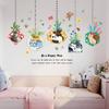 Kids Room Wall Stickers Cartoon Nursery Decoration Self Adhesive Removable Decor for Kindergarten Baby Bedroom Classroom