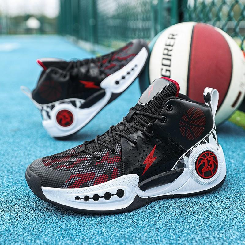 New summer basketball shoes men's non-slip and wear-resistant actual running sports shoes mesh breathable quality sneakers