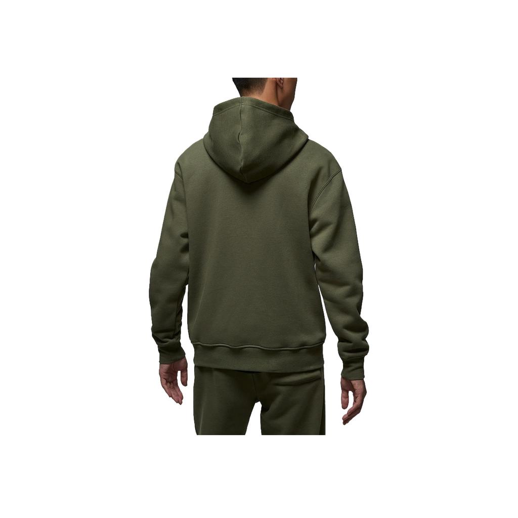 Jordan Essentials Quente Confortável Amigável à Pele Macio Moletom Masculino de Manga Comprida com Capuz Médio-Oliva HQ4644222