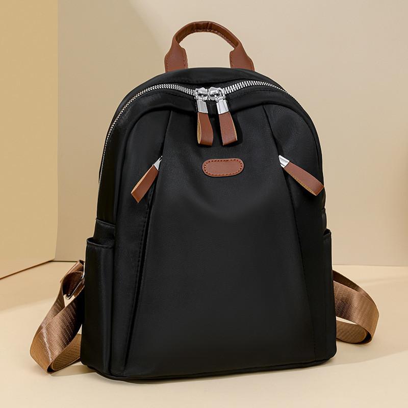 IELGY Backpack Large Capacity Ladies Oxford Cloth Lightweight School Bag Water Repellent