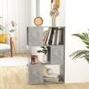 VidaXL Bookshelf-Room Divider Grey 60x24x94 Cm Chipboard