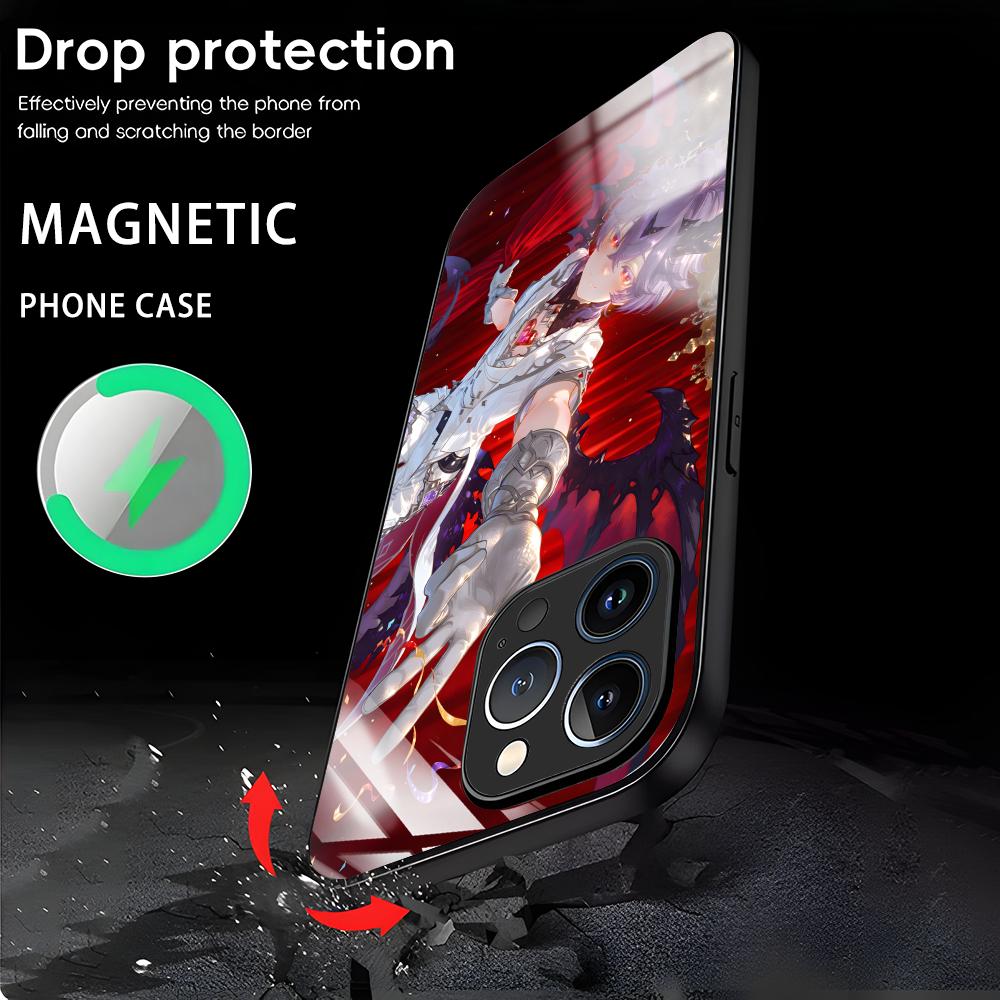 Genshin Impact Durin Phone Case For iPhone17 16 15 14 13 12 11 X XR XS 8 Plus Mini Pro Max Glass Magnetic Case