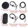 3Pcs DIY PU Leather Crochet Bag Accessories Handmade Drawstring Parts Woven Bag Set Solid Color Bag Bottom Base Bag Strap Handle