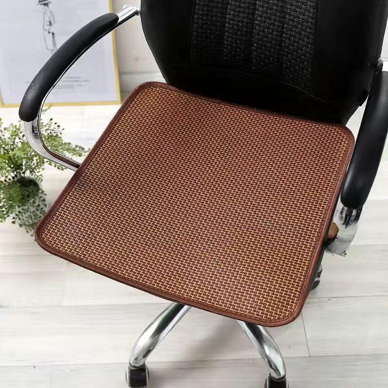 All-Season Rattan Chair Cushion - Cool and Breathable Pad for Home, Office, Car, or Restaurant