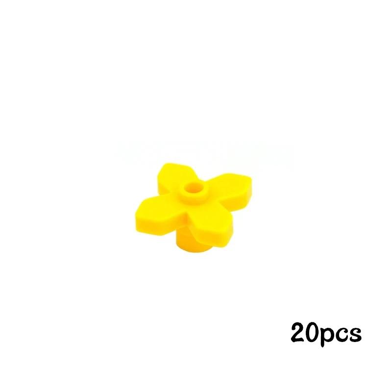 Non-Toxic Moc Building Blocks Plant Bush Tree Flower Grass Diy Buildingparts Creative Bricks 2417 2423 4727 6255 30176 33291 32607 Toys