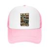 Retro Boombox Mix Tape Revival Mesh Baseball Cap Casual Hat Outdoor  For Womens Unisex FeUnisex