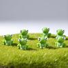 10/20Pcs Mini Resin Frogs Statues Frogs Figurines Garden Decor Fairy Garden Ornaments Indoor/Outdoor Microlandscapes Home Decor