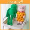 Handmade Plush Frog And Pig Toy Set Bosi And Pipu