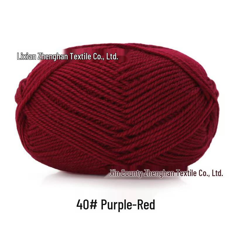 Snowy Velvet 3-Ply Medium Thick Yarn Kit: Knitting Needles, Scarf, Sweater, Baby Yarn, Crochet, DIY Material.