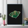 minnesota Wild 100% Round Full Drill 5D DIY Diamond Painting Embroidery Cross Stitch Rhinestone Décor toilet 3 piece set