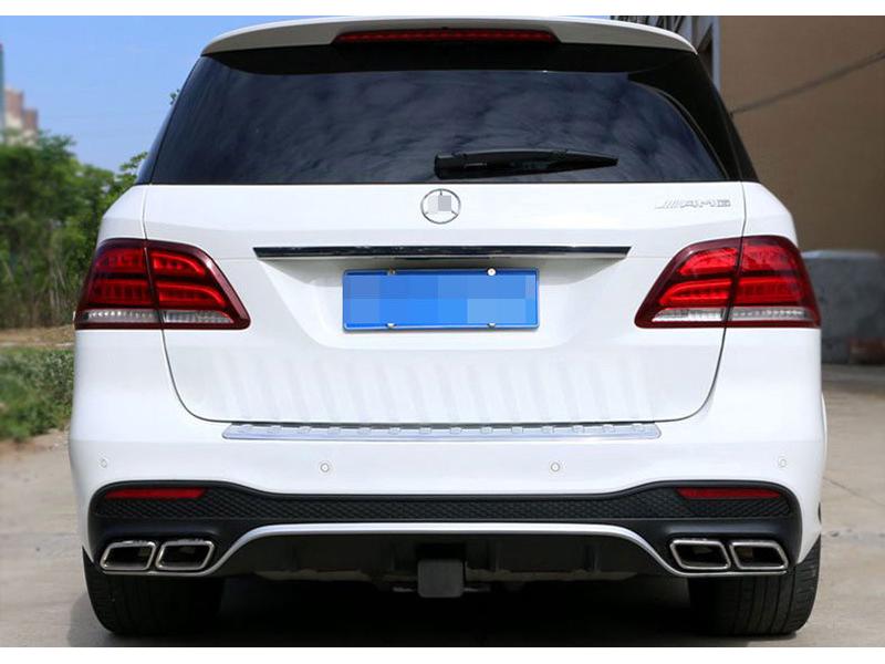Mercedes-Benz GLE Exhaust Pipe Upgrade: Compatible with GLE300, GLE320, GLE400, GLE450, GLE500, GLE63 AMG Rear Lip Tailpipe Modification.