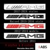 2025 Hot AMG Logo Car Tail Trunk Auto Emblem Sticker Accessories For Mercedes Benz Brabus Smart Maybach W204 GLC CLA W205 W203 W