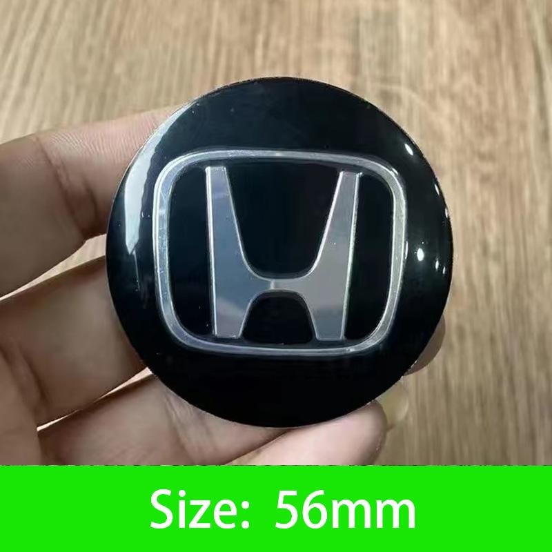 AAALX1 45-65mm Car Wheel Center Hub Cap Emblem Sticker Accessories For Honda Civic FIT Accord Prelude CRV 5Th City XRV CRV HRV Odyssey