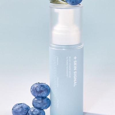 SKINSIGNAL Skin Signal Sérum Moussant Vitamine Bleue 70ml (Blanchiment et soin anti-rides à double fonction)