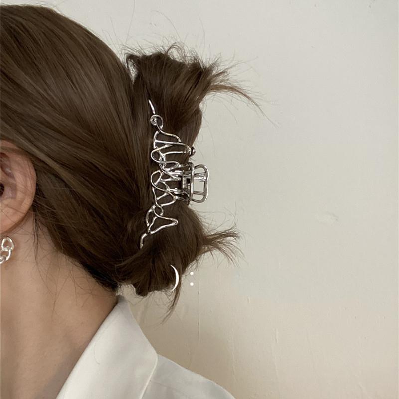 Fashion Geometric Metal Hair Claw Clips for Women Vintage Hair Clamps Crab Headband Hairpin Girls Hair Accessories Headwear