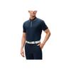 Fila Comfortable Stylish Breathable Short Sleeve Polo Shirt Men Tops Tide-Blue A11M435112F-DB