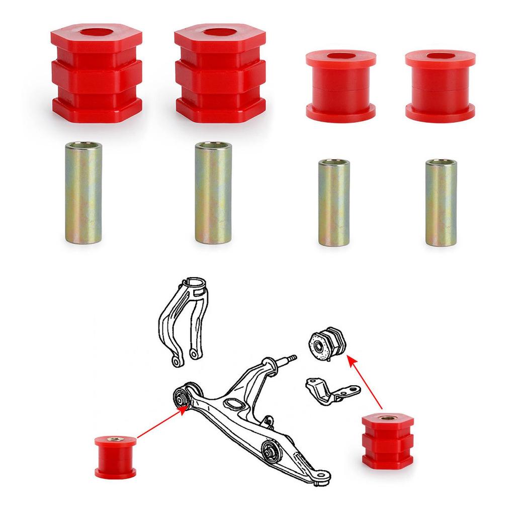 Polyurethane Front Lower Control Arm Bushing Sleeve for Honda Civic EK 96-00