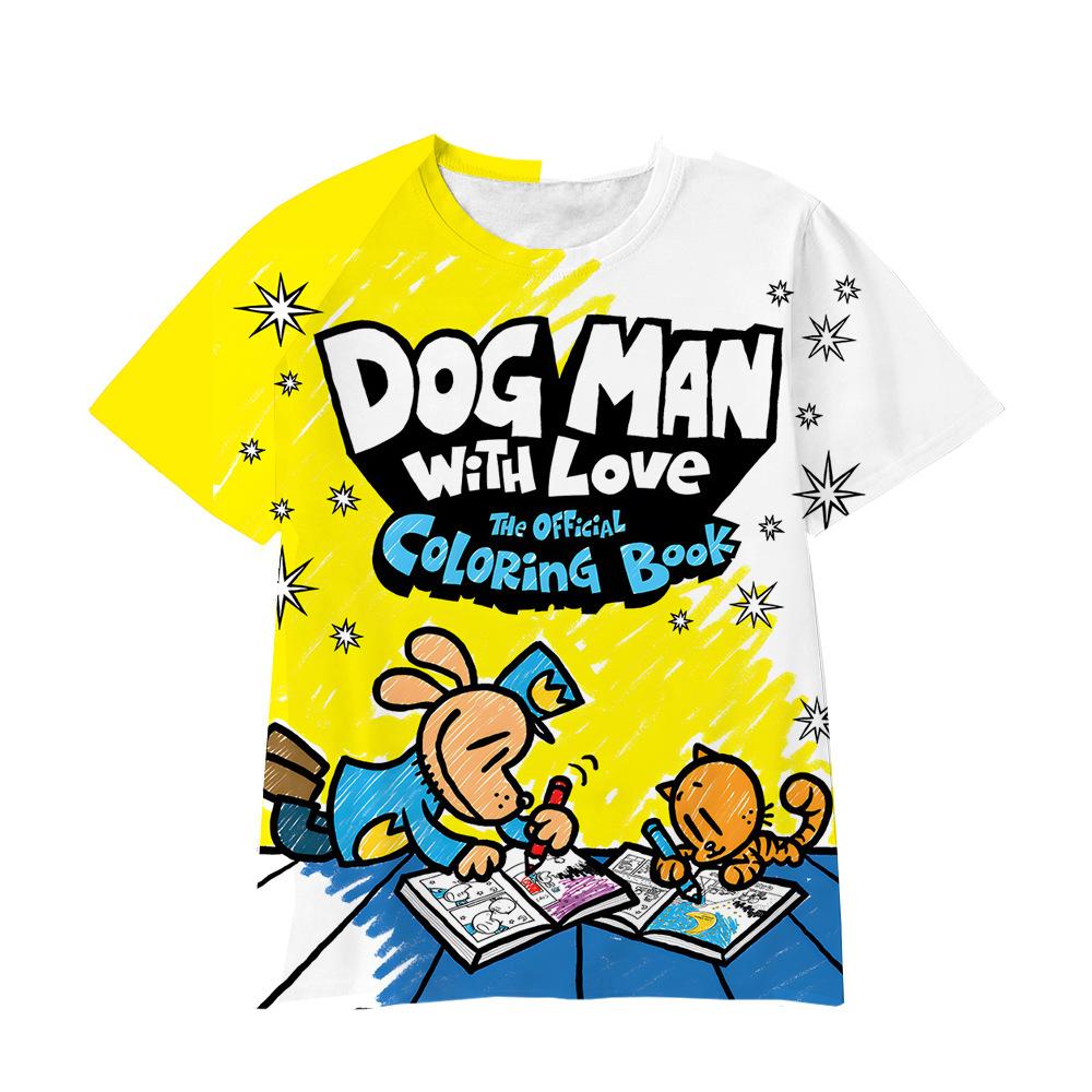 Personalisiertes, hübsches Cartoon-T-Shirt Anime-Kinder-T-Shirt 3D-Digitaldruck Herren-Kurzarm-Sommer-T-Shirt Top