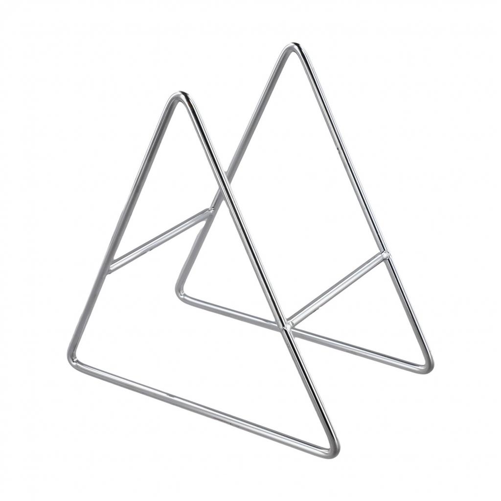 Portabicchieri d'Argento Salvaspazio Triangolari