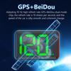 MPH Km/H Car HUD Head-up Display GPS Digital Speedometer Big Font Speed Meter Displayer For Truck Auto Electronics Part