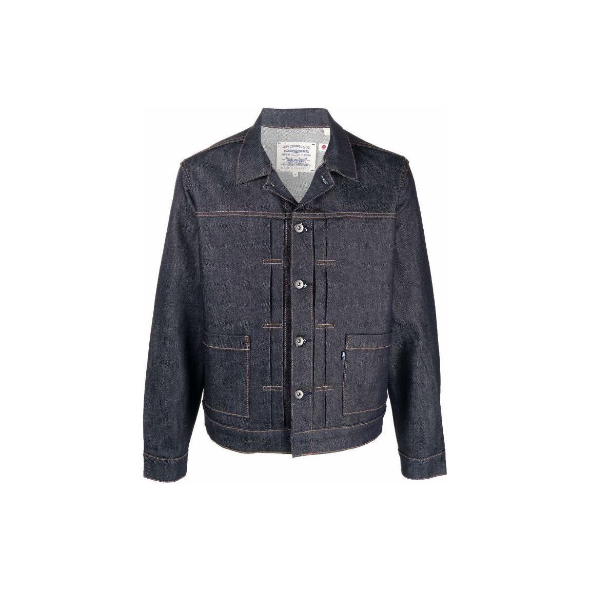 

Levis X FW22 Однотонный однобортный жакет прямого кроя Мужская куртка темно-синий 28943-0022 M