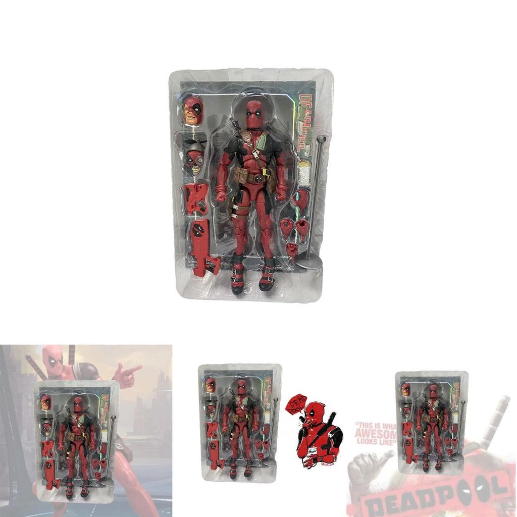Ultimate Deadpool 8-inch Action Figure Pvc Material Terrifying And Cool Design