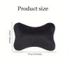 Car Winter Neck Pillow, Solid Color Simple and Convenient Headrest Cushion, Effectively Fits Your Neck, Soft and Comfortable