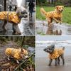Bee Shaped Pet Rain Poncho Reflective Strips Reflective Dog Raincoat Dog Raincoat  Dog Outdoor Wear