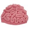Lovely Cerebrum Beanie Cap Windproof Skull Hat Female Thick Warm Hat Outdoor Cap Cold Weather Beanies for Adult