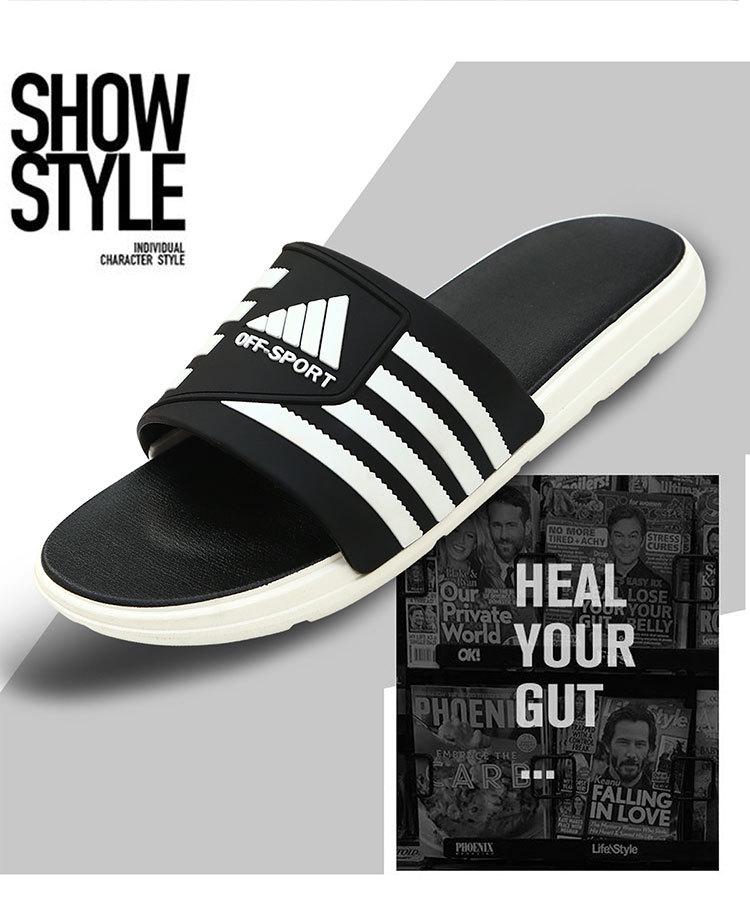 Men's Korean Style Summer Non-Slip Thick Sole Outdoor Slippers