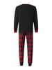 Christmas Print Family Set Long Sleeved Top And Pants Family Set Parent-child Outfit