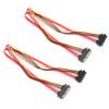10pcs Sata Cable 7+15Pin Male To Female 22 Pin Data Power Extension Cable for External Hard Disk
