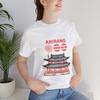 ARIRANG Koreanische Volkskultur Hanok Aquarell Grafik Oversized Streetwear K-Kultur Fan Merch T-Shirt Top für Koreanische Kultur Enthusiasten