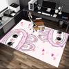1pc LABUBU Rug, Digital Printed Home Chair Sofa Mat, Durable Office Area Carpet, Beautiful Festival Decorations