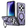 Magnetic Ring Stand Folding Bracket Phone Case For Xiaomi Redmi 14C 13C 12C 12 13 Turbo 4 Pro Dual Layer Bumper Shockproof Cover